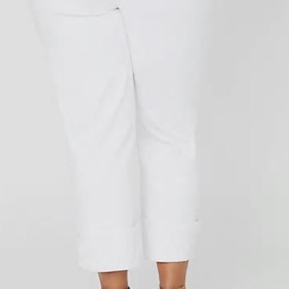 White Jean Capri Petite Plus 20WP - Picture 6 of 6